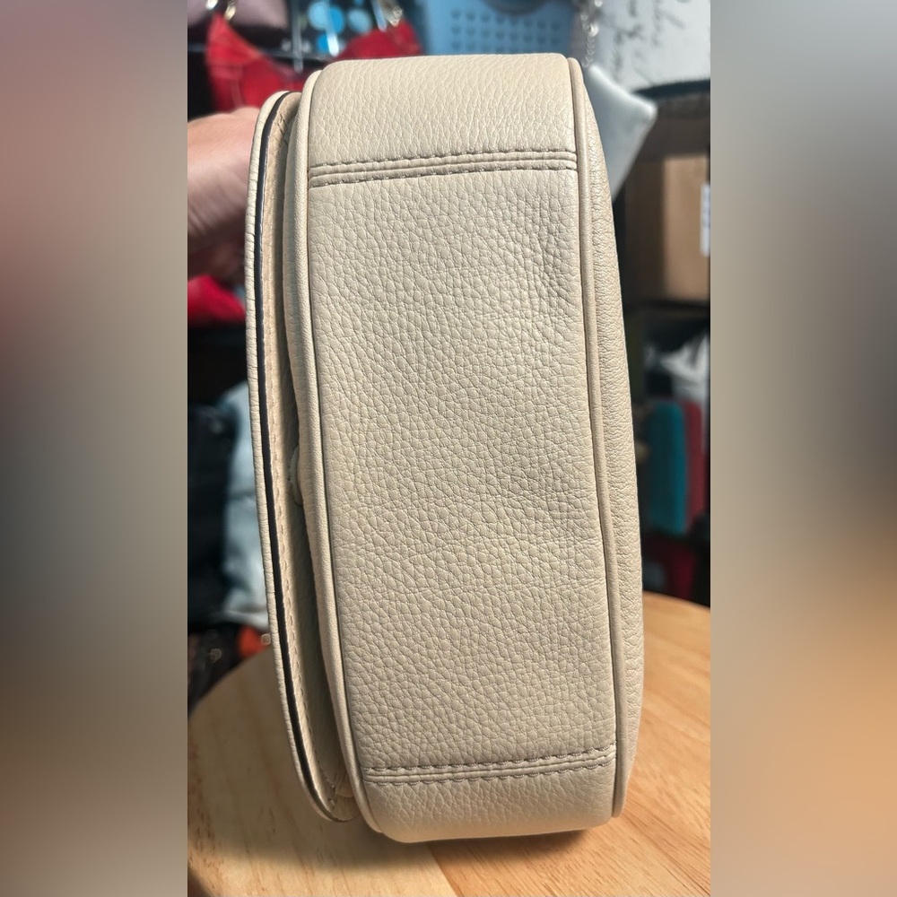 NWT Marc Jacobs Empire City Leather Fold-Over Messenger Bag - Picture 7 of 12